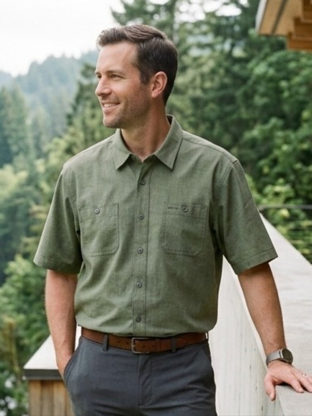 NWOT Orvis XL Performance Wear Rugged Luxury Gorpcore Short Sleeve Utility Shirt